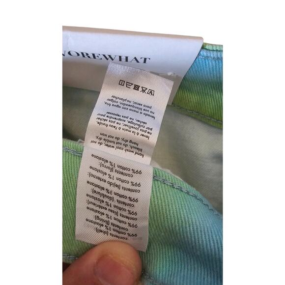 WeWoreWhat Flare Bell Shorts Size 25  Tie Dye NWT - Picture 7 of 8